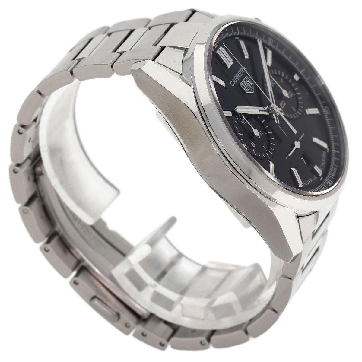 TAG HEUER Carrera Caliber Heuer 02 Watches CBN2010 Stainless Steel/Stainless Steel mens