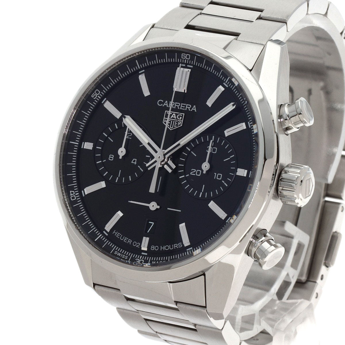 TAG HEUER Carrera Caliber Heuer 02 Watches CBN2010 Stainless Steel/Stainless Steel mens