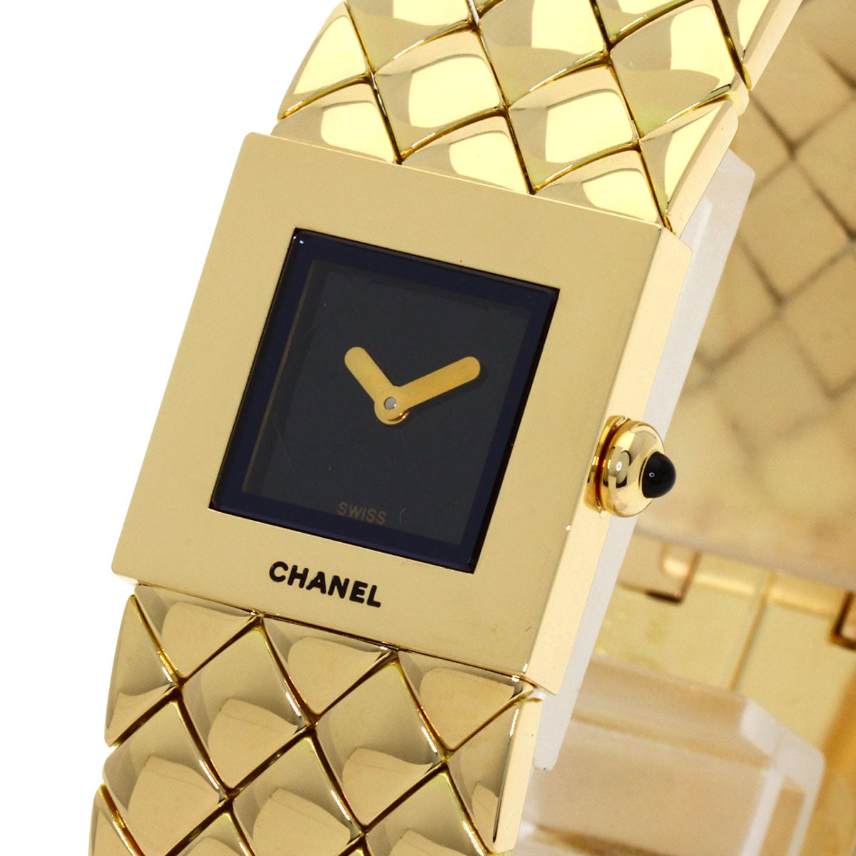 CHANEL Matelasse Watches K18 Yellow Gold/18K Yellow Gold Ladies