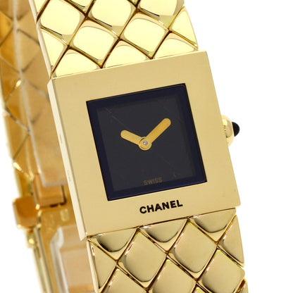 CHANEL Matelasse Watches K18 Yellow Gold/18K Yellow Gold Ladies