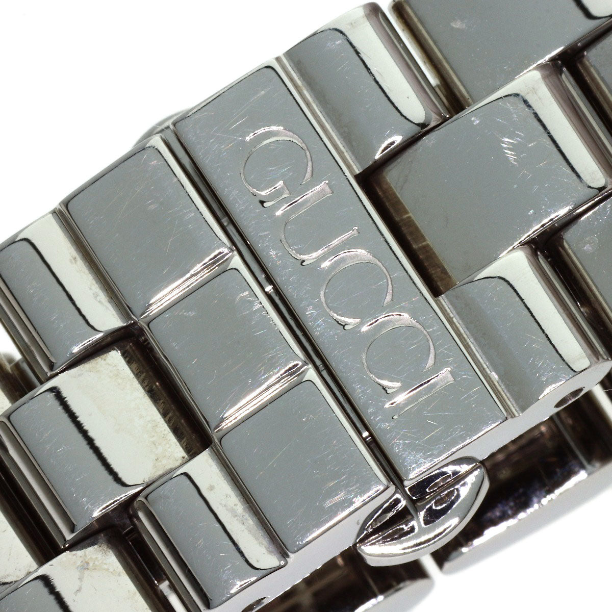 GUCCI G Square Mirror Watches 3600J Stainless Steel/Stainless Steel Boys
