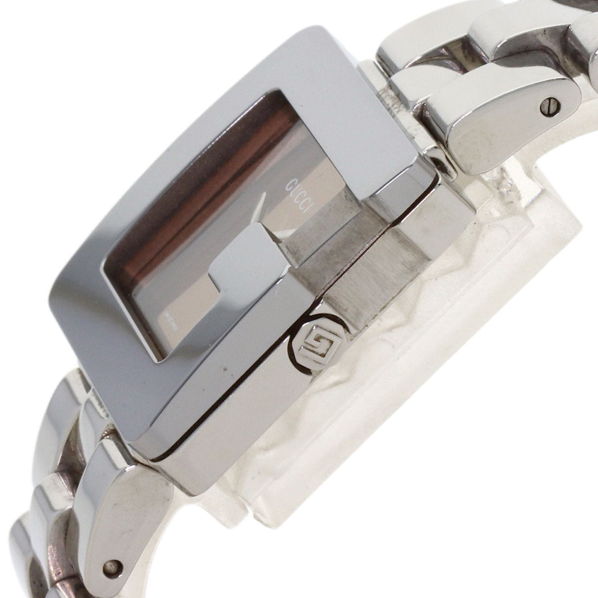 GUCCI G Square Mirror Watches 3600J Stainless Steel/Stainless Steel Boys