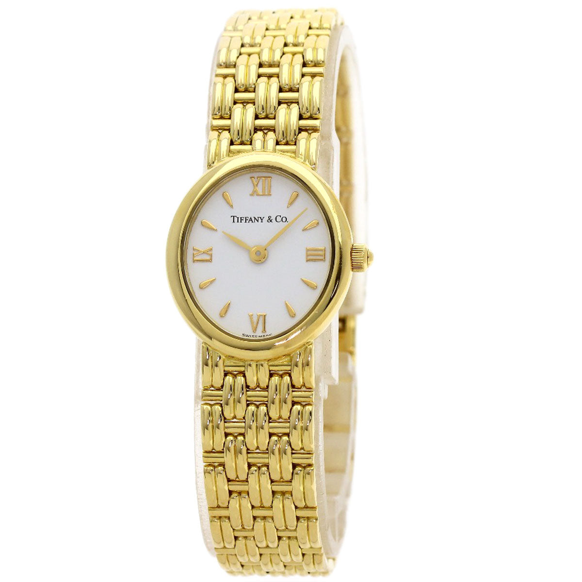TIFFANY&Co. Oval Watches K18 Yellow Gold/18K Yellow Gold Ladies