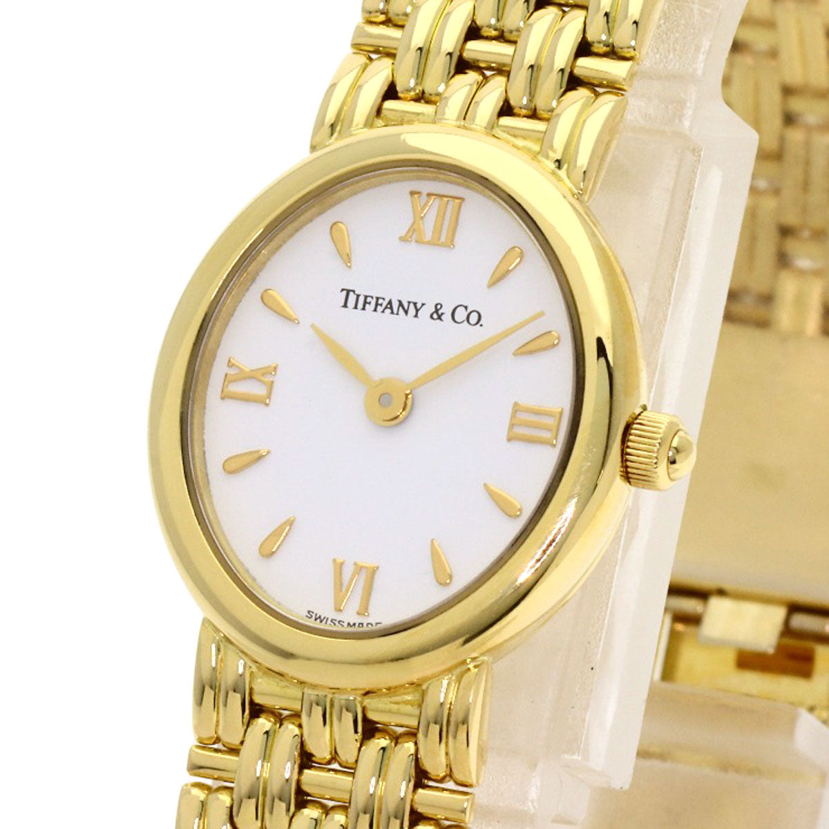 TIFFANY&Co. Oval Watches K18 Yellow Gold/18K Yellow Gold Ladies