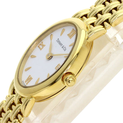 TIFFANY&Co. Oval Watches K18 Yellow Gold/18K Yellow Gold Ladies