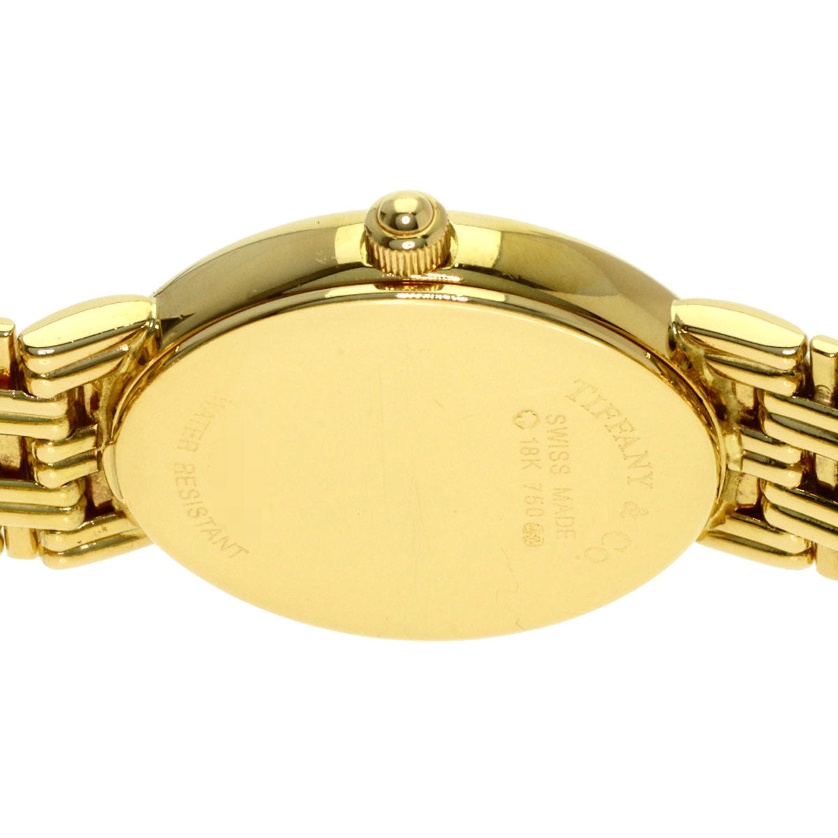 TIFFANY&Co. Oval Watches K18 Yellow Gold/18K Yellow Gold Ladies