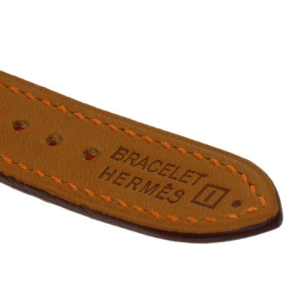 HERMES H watch Watches HH1.210 Stainless Steel/Leather Ladies