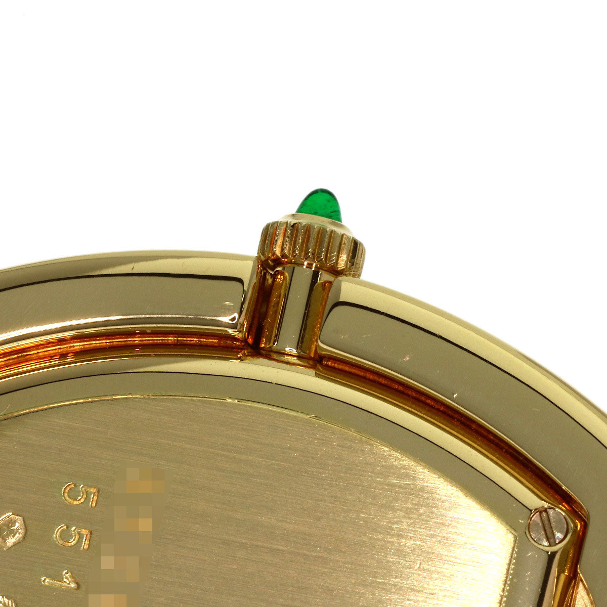 Chopard Bezel Diamond Rug Emerald Watches 10/6560-22 K18 Yellow Gold/18K Yellow Gold Ladies