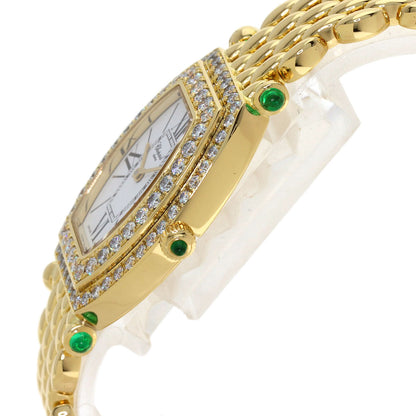 Chopard Bezel Diamond Rug Emerald Watches 10/6560-22 K18 Yellow Gold/18K Yellow Gold Ladies