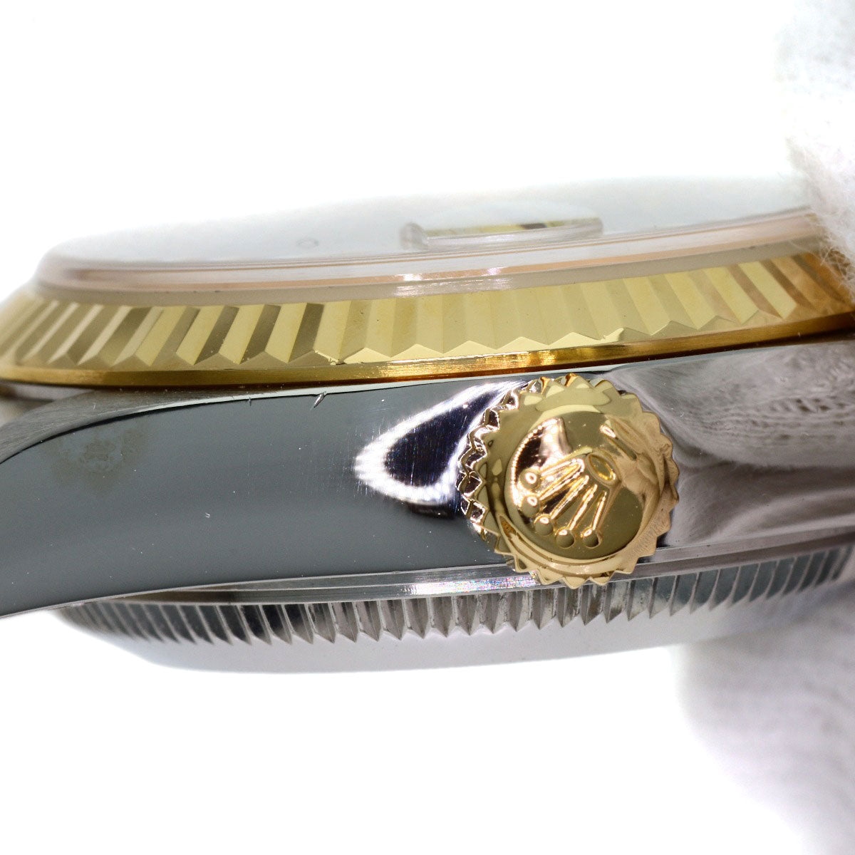 ROLEX DATEJUST 10P Diamond Watches 79173G Stainless Steel/SSxK18YG Ladies