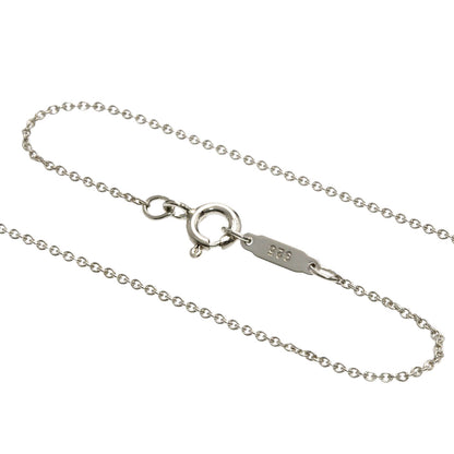 TIFFANY&Co. Cross Ribbon Necklace Silver Ladies [Used]