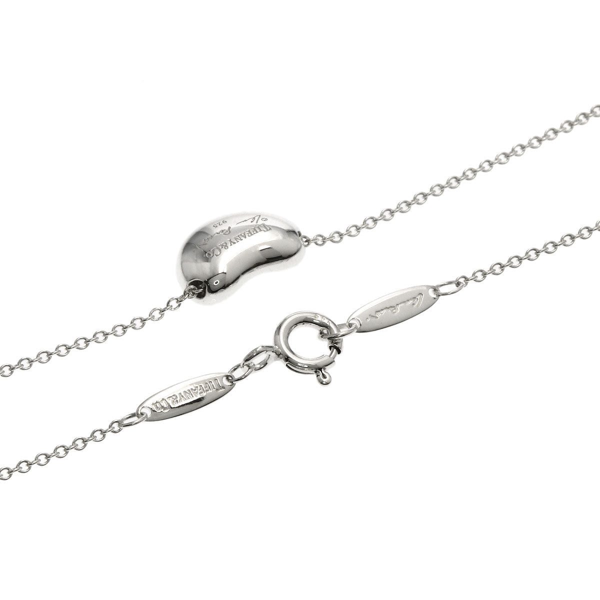 TIFFANY&Co. Bean Necklace Silver Ladies [Used]