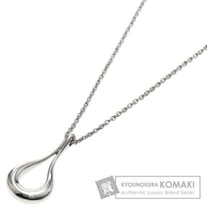 TIFFANY&Co. open teardrop Necklace Silver Ladies [Used]
