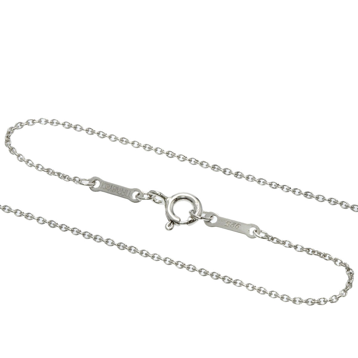 TIFFANY&Co. open teardrop Necklace Silver Ladies [Used]