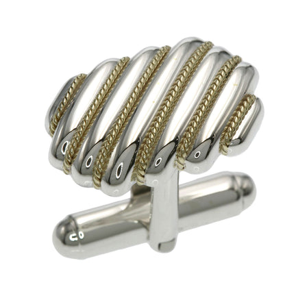 TIFFANY&Co. Twi Straw cuffs Silver 18K Yellow Goldmens [Used]