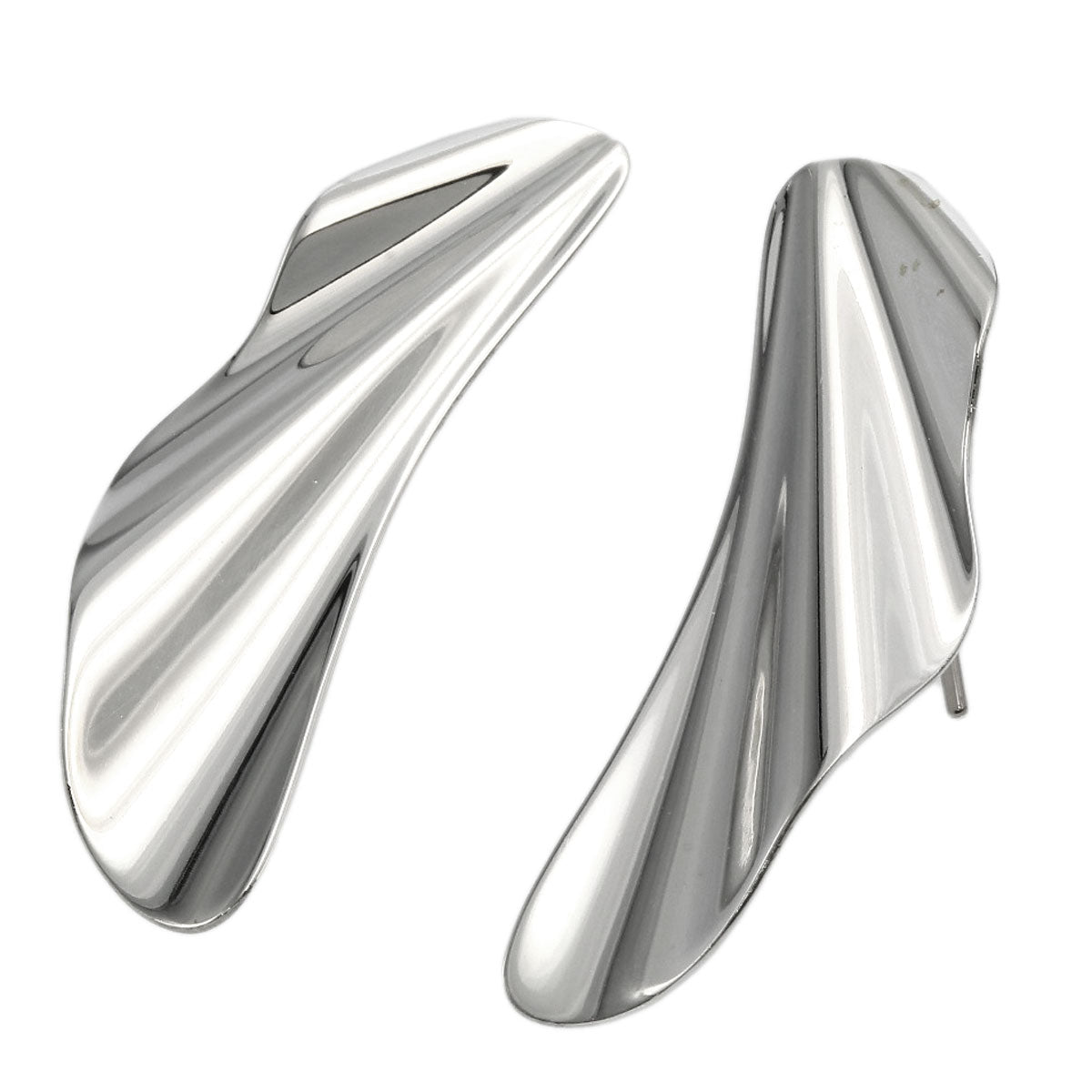 TIFFANY&Co. High Tide earring Silver Ladies [Used]
