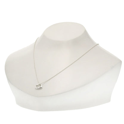 TIFFANY&Co. Open heart Necklace Silver Ladies [Used]