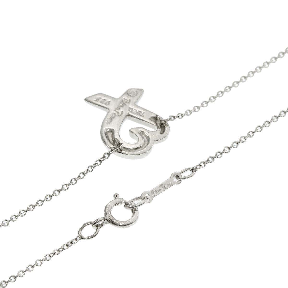 TIFFANY&Co. Loving heart Necklace Silver Ladies [Used]