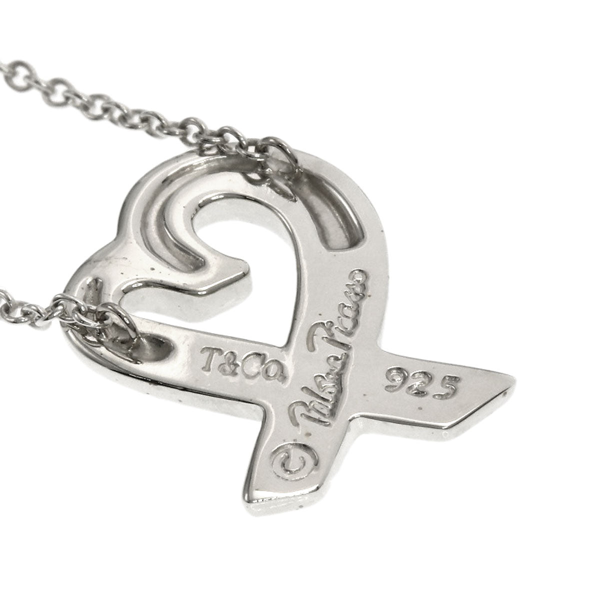 TIFFANY&Co. Loving heart Necklace Silver Ladies [Used]