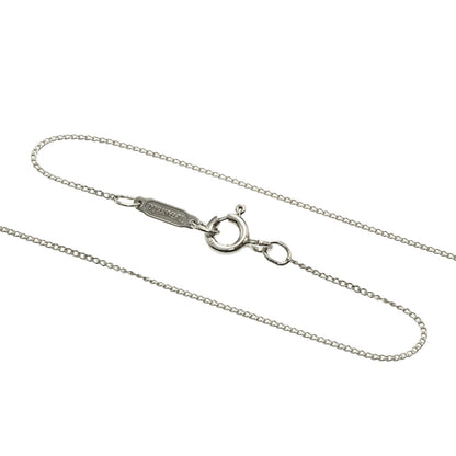 TIFFANY&Co. Heart ribbon Necklace Silver 18K Yellow GoldLadies [Used]