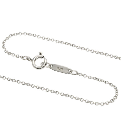 TIFFANY&Co. Bow ribbon Necklace Silver Ladies [Used]