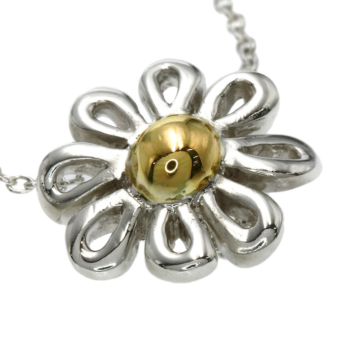 TIFFANY&Co. Daisy Necklace Silver 18K Yellow GoldLadies [Used]