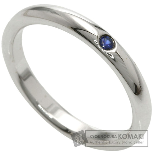 TIFFANY&Co. Wedding Sapphire Ring Silver Ladies [Used]