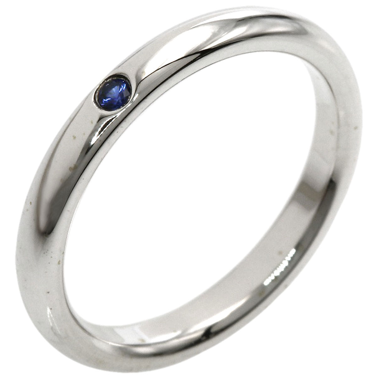 TIFFANY&Co. Wedding Sapphire Ring Silver Ladies [Used]