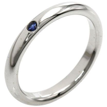 TIFFANY&Co. Wedding Sapphire Ring Silver Ladies [Used]