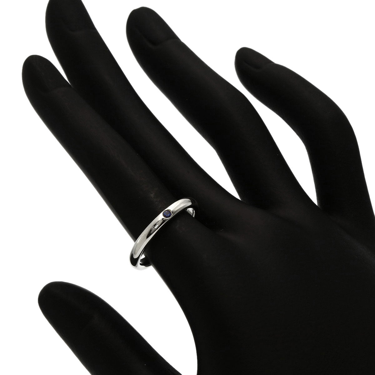 TIFFANY&Co. Wedding Sapphire Ring Silver Ladies [Used]