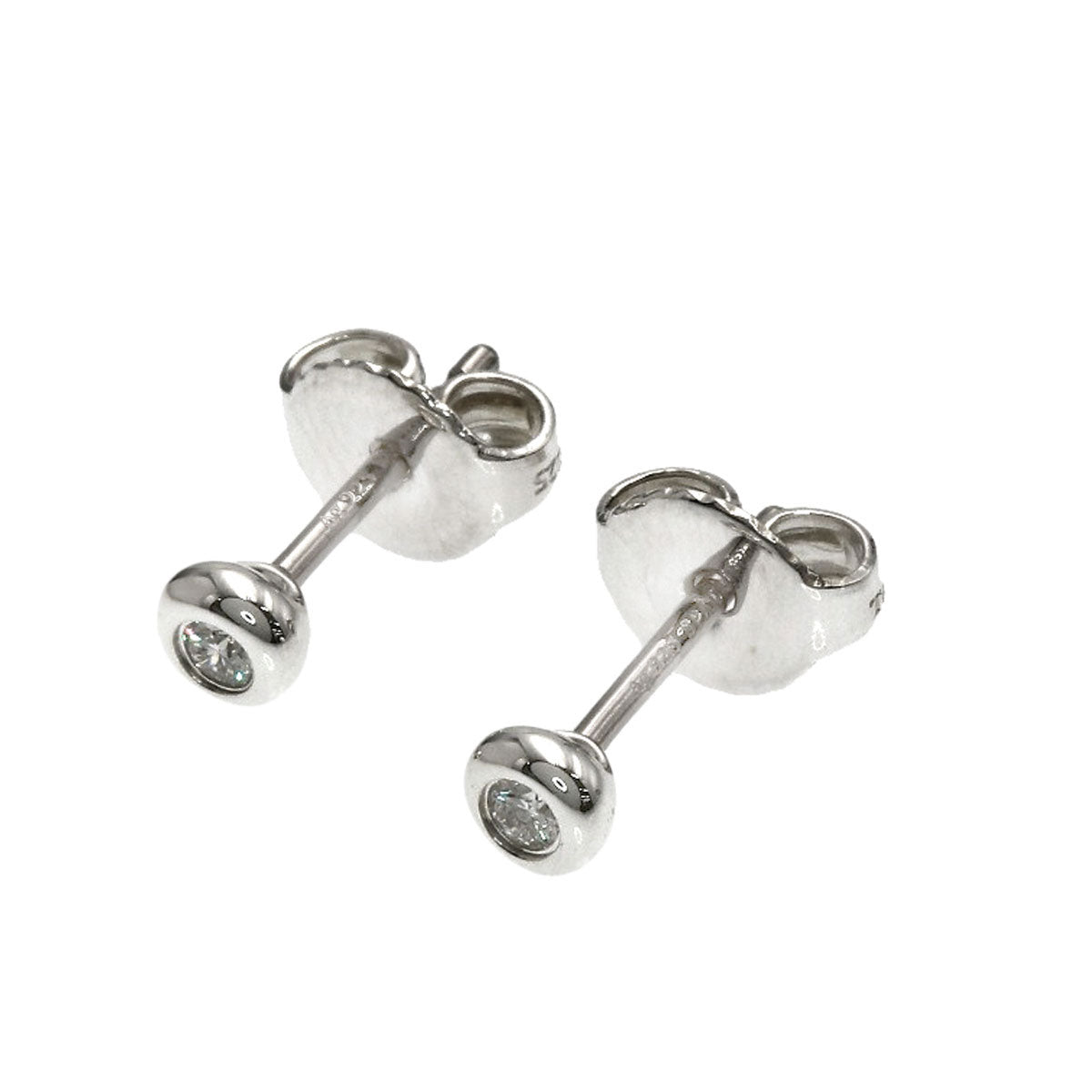 TIFFANY&Co. By The Yard Diamond earring Silver Ladies [Used]