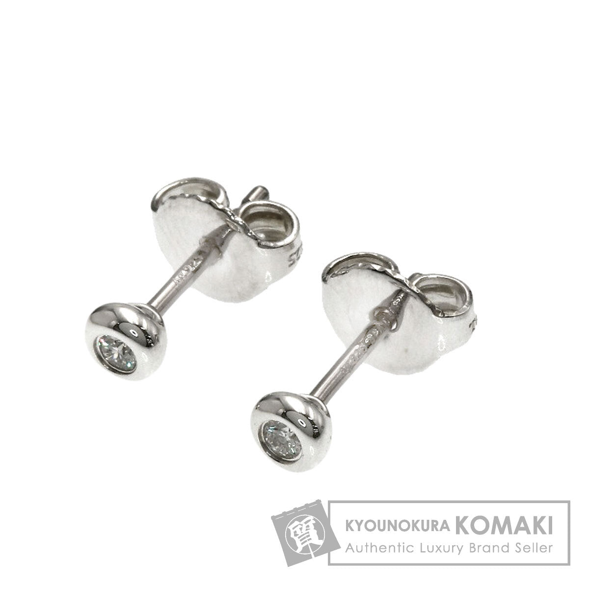 TIFFANY&Co. By The Yard Diamond earring Silver Ladies [Used]