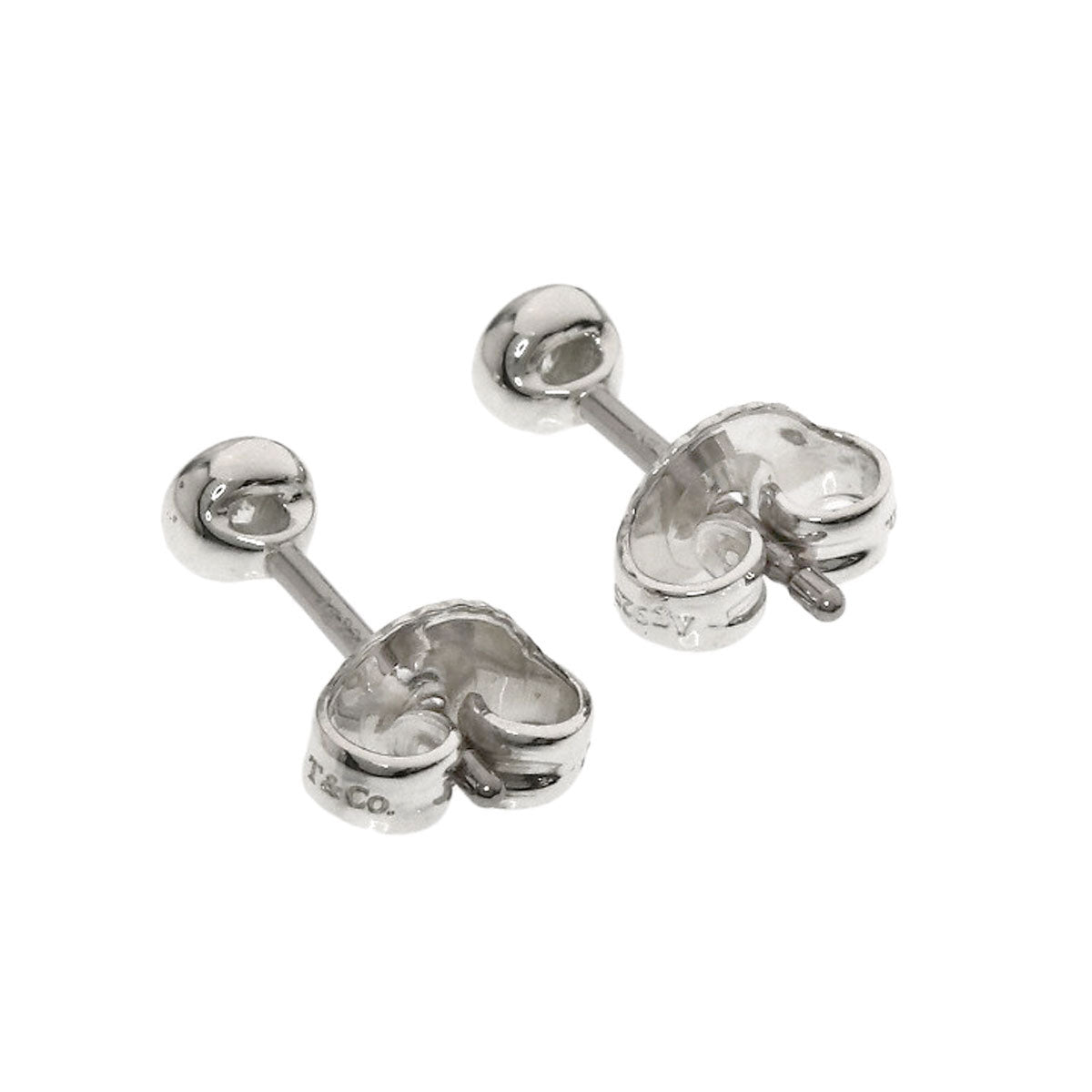 TIFFANY&Co. By The Yard Diamond earring Silver Ladies [Used]
