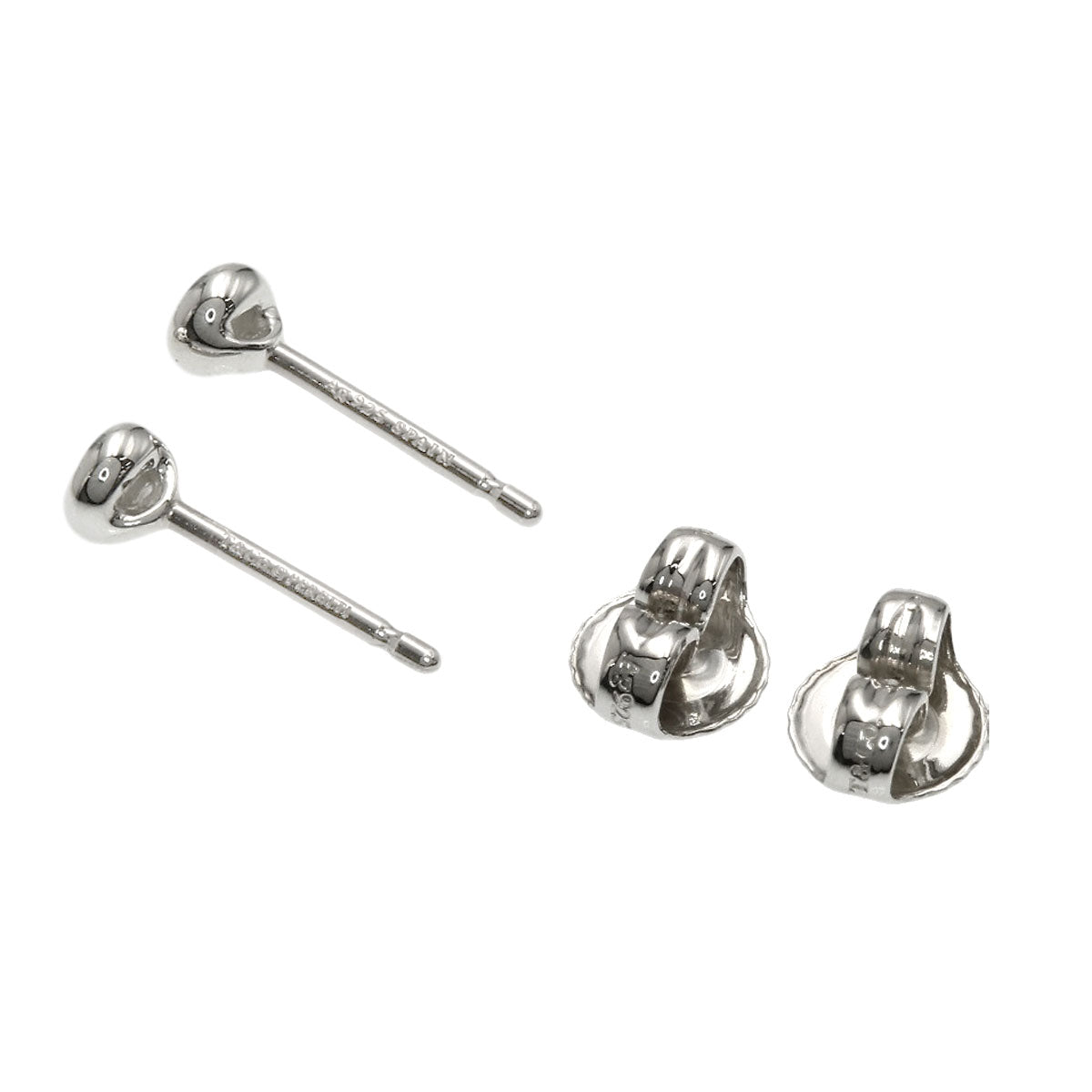TIFFANY&Co. By The Yard Diamond earring Silver Ladies [Used]
