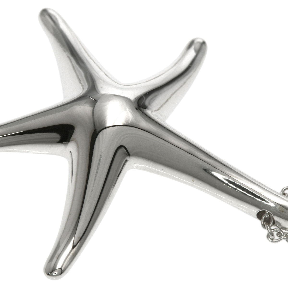 TIFFANY&Co. Star fish Necklace Silver Ladies [Used]