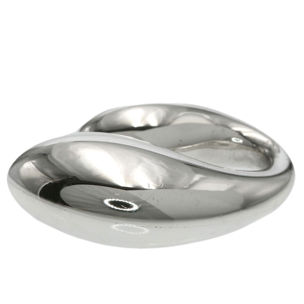 TIFFANY&Co. Double teardrop Pendant top Silver Ladies [Used]