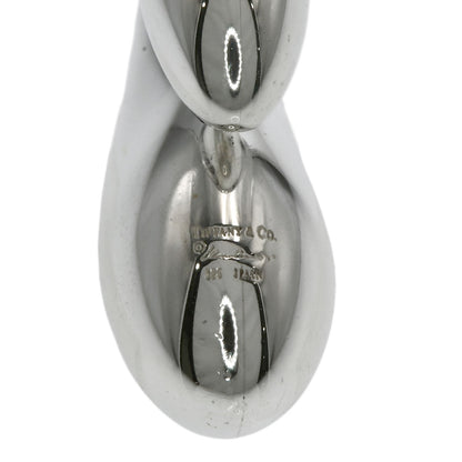 TIFFANY&Co. Double teardrop Pendant top Silver Ladies [Used]