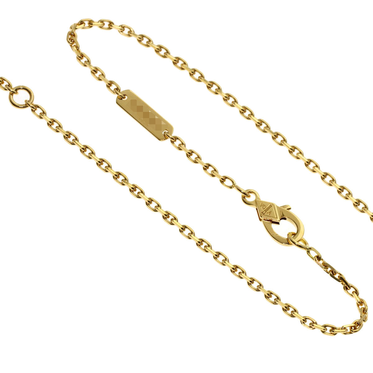 Van Cleef & Arpels Magic Alhambra Onyx Necklace K18 Yellow Gold Ladies [Used]