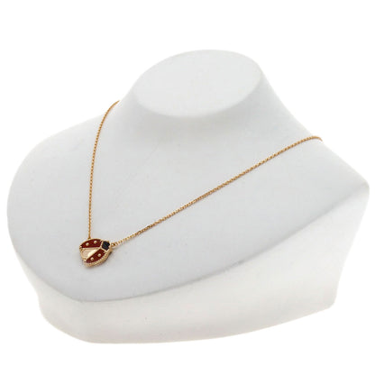 Van Cleef & Arpels Lucky Spring Open Wing Ladybug Necklace K18 Pink Gold Ladies [Used]