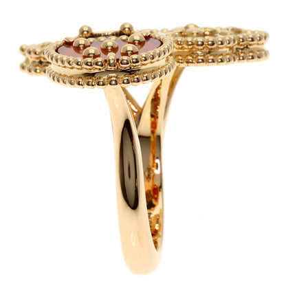 Van Cleef & Arpels Lucky Spring Entrere Door #48 Ring K18 Pink Gold Ladies [Used]