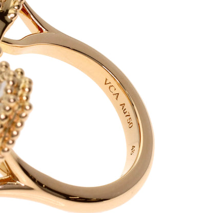 Van Cleef & Arpels Lucky Spring Entrere Door #48 Ring K18 Pink Gold Ladies [Used]