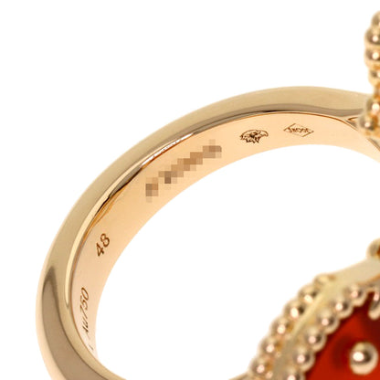 Van Cleef & Arpels Lucky Spring Entrere Door #48 Ring K18 Pink Gold Ladies [Used]