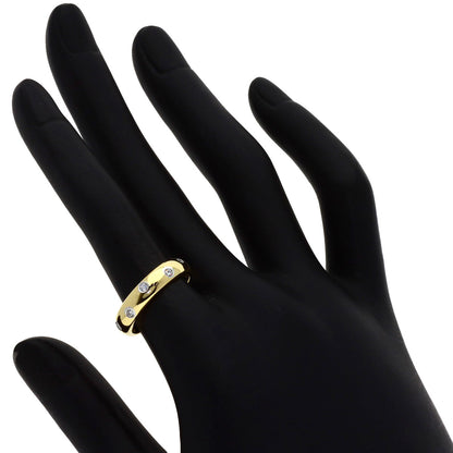 TIFFANY&Co. Dotzling Diamond Ring K18 Yellow Gold PT950Ladies [Used]