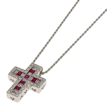 Damiani Belle Epoque S Necklace K18 White Gold Ladies [Used]