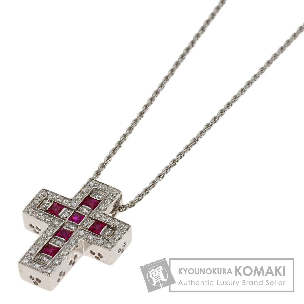 Damiani Belle Epoque S Necklace K18 White Gold Ladies [Used]