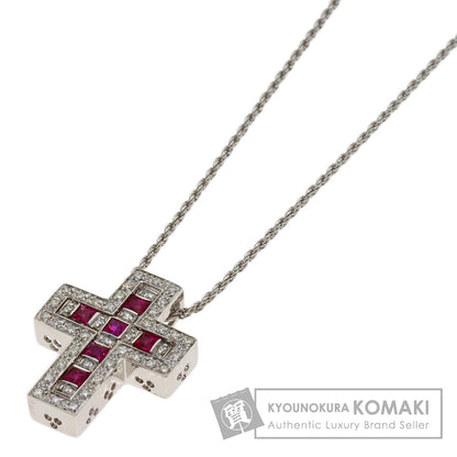 Damiani Belle Epoque S Necklace K18 White Gold Ladies [Used]