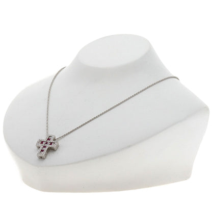Damiani Belle Epoque S Necklace K18 White Gold Ladies [Used]