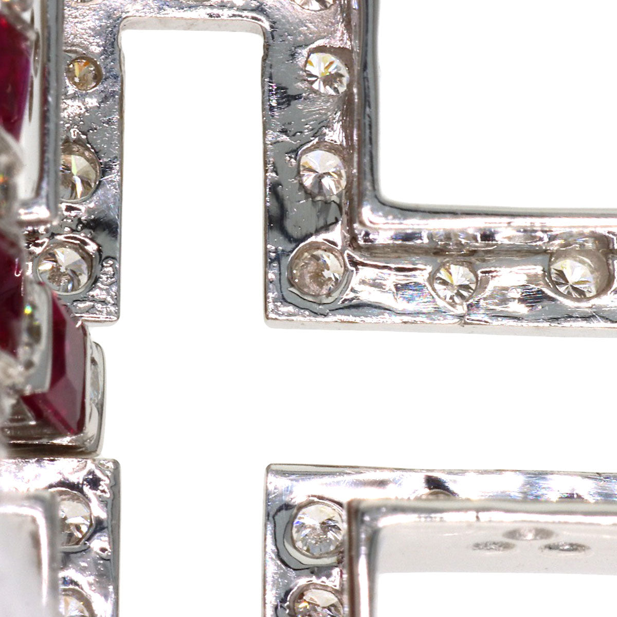 Damiani Belle Epoque S Necklace K18 White Gold Ladies [Used]