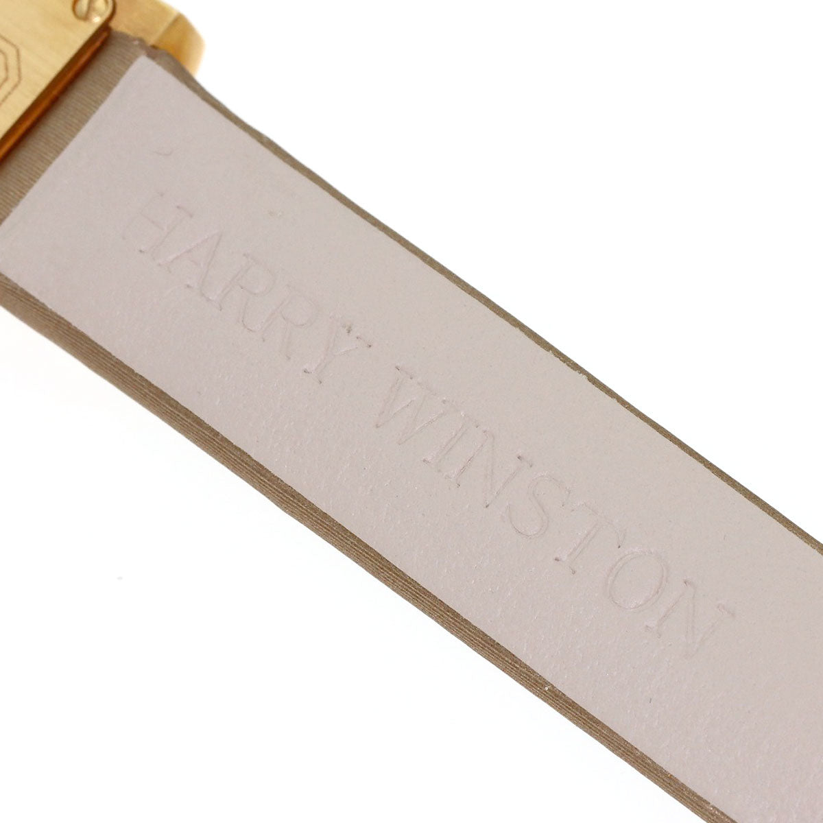 HARRY WINSTON Avenue C Mini Diamond Bezel Watches 332LQR K18 Pink Gold/Satin Ladies