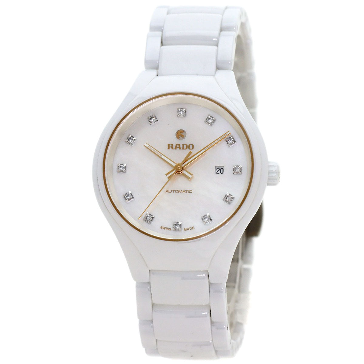 RADO True 12P Diamond Watches 561.0244.3 Ceramic/Ceramic Ladies